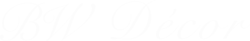Logo BW Decor blanc sur fond transparent