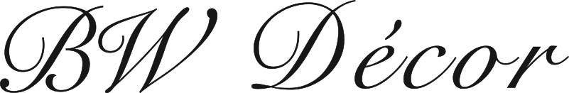 Logo noir BW Decor sur fond transparent