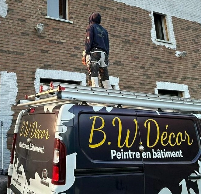 Peinture façade Brabant Wallon