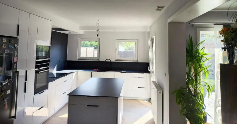 Rénovation cuisine dans le brabant wallon - Peinture intérieur